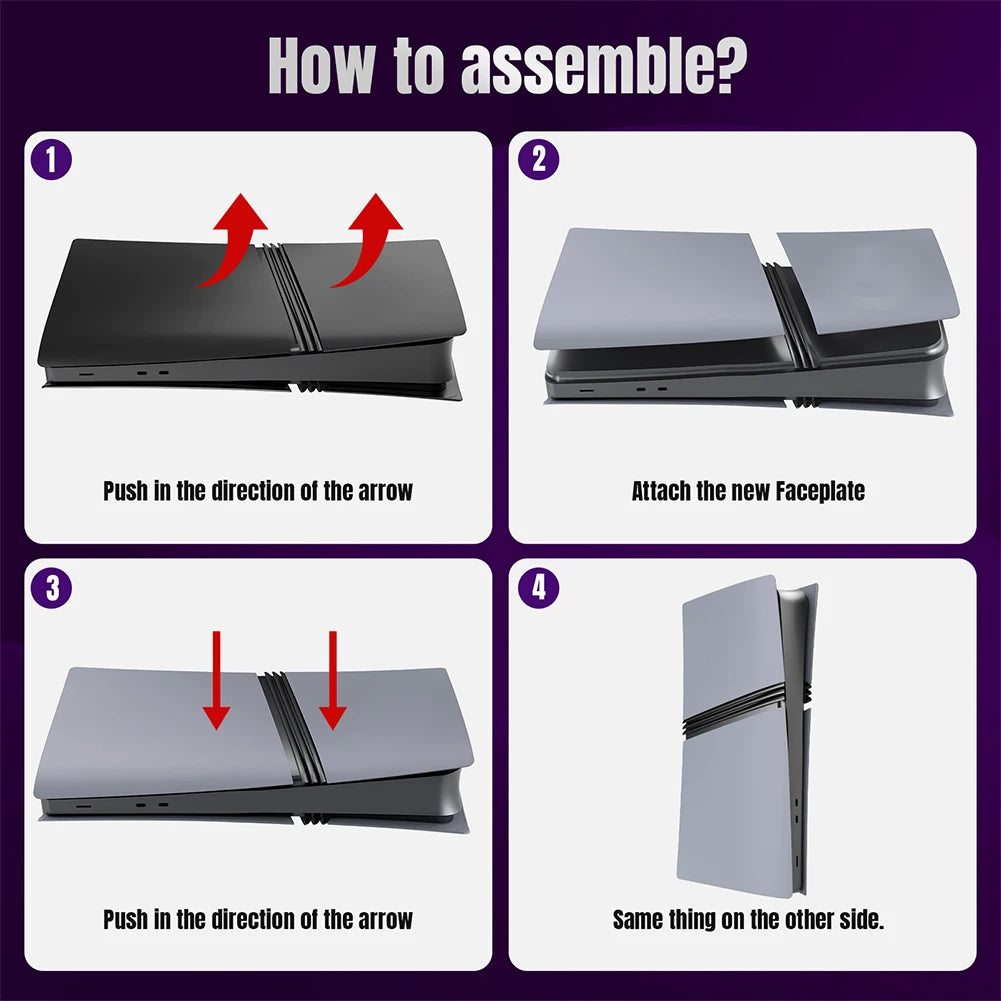 Replacement Faceplate Plastic Hard Shell Anti-scratch Console Panels