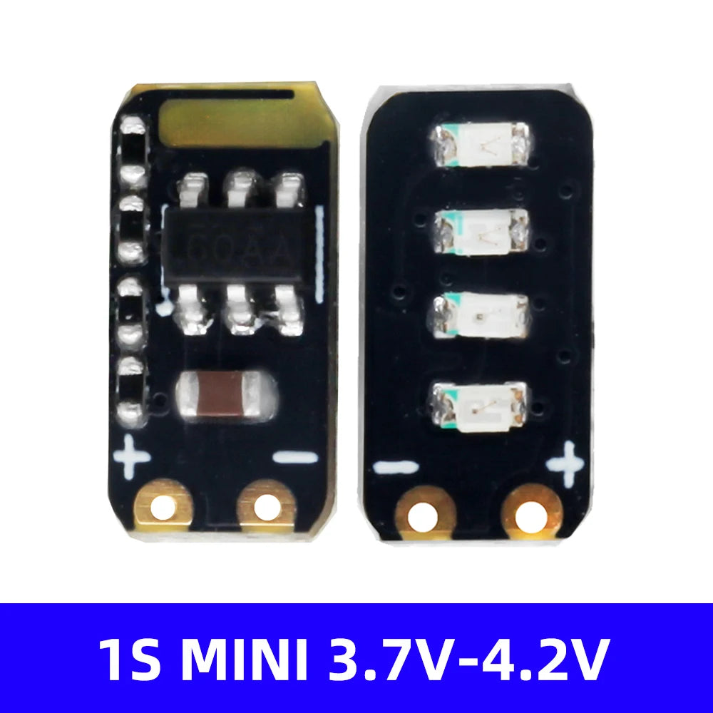 1S 2S 3.7~4.2V Mini LED Lithium Battery Level Indicator Module Zpaxo 1S MINI 10pcs