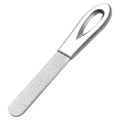 1Pc Stainless Steel Files Nail File Buffer Metal Grinding Sanding Manicure Pedicure Scrub Nail Art Tools Manicure Pedicure Tools Zpaxo Light Grey