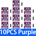 AHT20+BMP280 Precision Digital Temperature Humidity Atmospheric Zpaxo 10PCS Purple