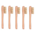 Natural Bristle Face Cleansing Brush – Bamboo Handle | 1/3/5 Pack