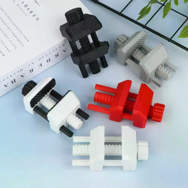 Mini Vise Adjustable Height Sturdy Base Small Clamp For Miniature Clamping Model Building Electronics Repair Hobbyist Workshop Zpaxo