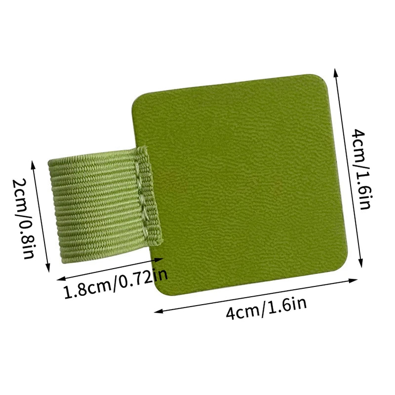 Pen Loops Pencil Holders Self-Adhesive PU Leather Pad For Stylus Pencil Books Notebooks Anti-lost Anti-fall Elastic Loops Zpaxo
