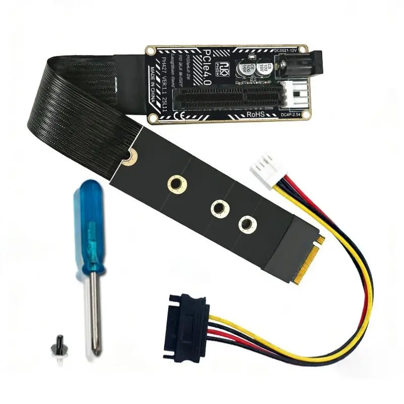 652F Graphics Extension Cable PCIe4.0 to M.2 M NVMe Flexible Extension Cable Zpaxo PH427A CN