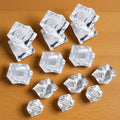 Clear Acrylic Ice Cubes Realistic Fake Food Styling Beverage Display
