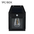 Solar Outdoor Wall Light – Waterproof Filament Garden Lamp