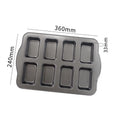 8 Mold Baking Tray Mini Loaf Pans Toast Muffing Non Stick Pan Oven Zpaxo C