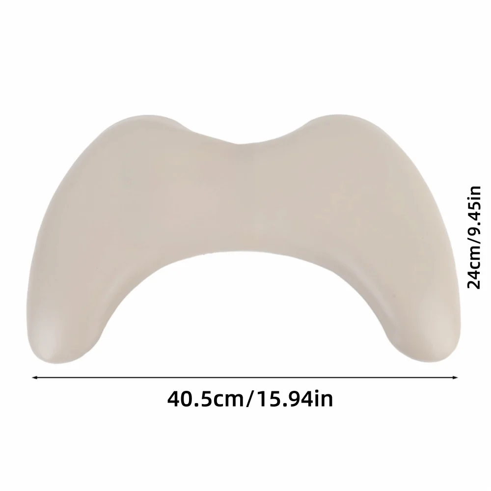 PU Leather Nail Hand Rest U Shaped Detachable Manicure Arm Rest Adjustable Height Ergonomic Nail Hand Stand Zpaxo