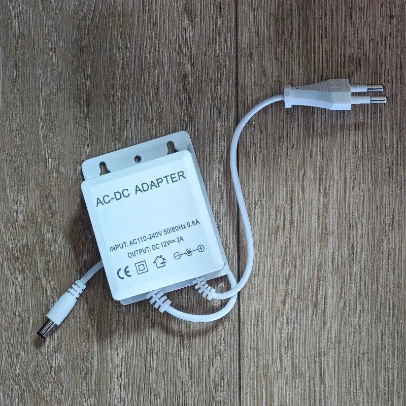 DC 12V 2A Waterproof EU Plug Power Adapter for CCTV & NVR