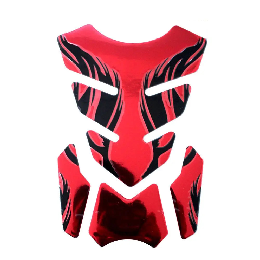 Decoration Oil Gas Tank Protector Cover 3D Tankpad Sticker Motorcycle Zpaxo red