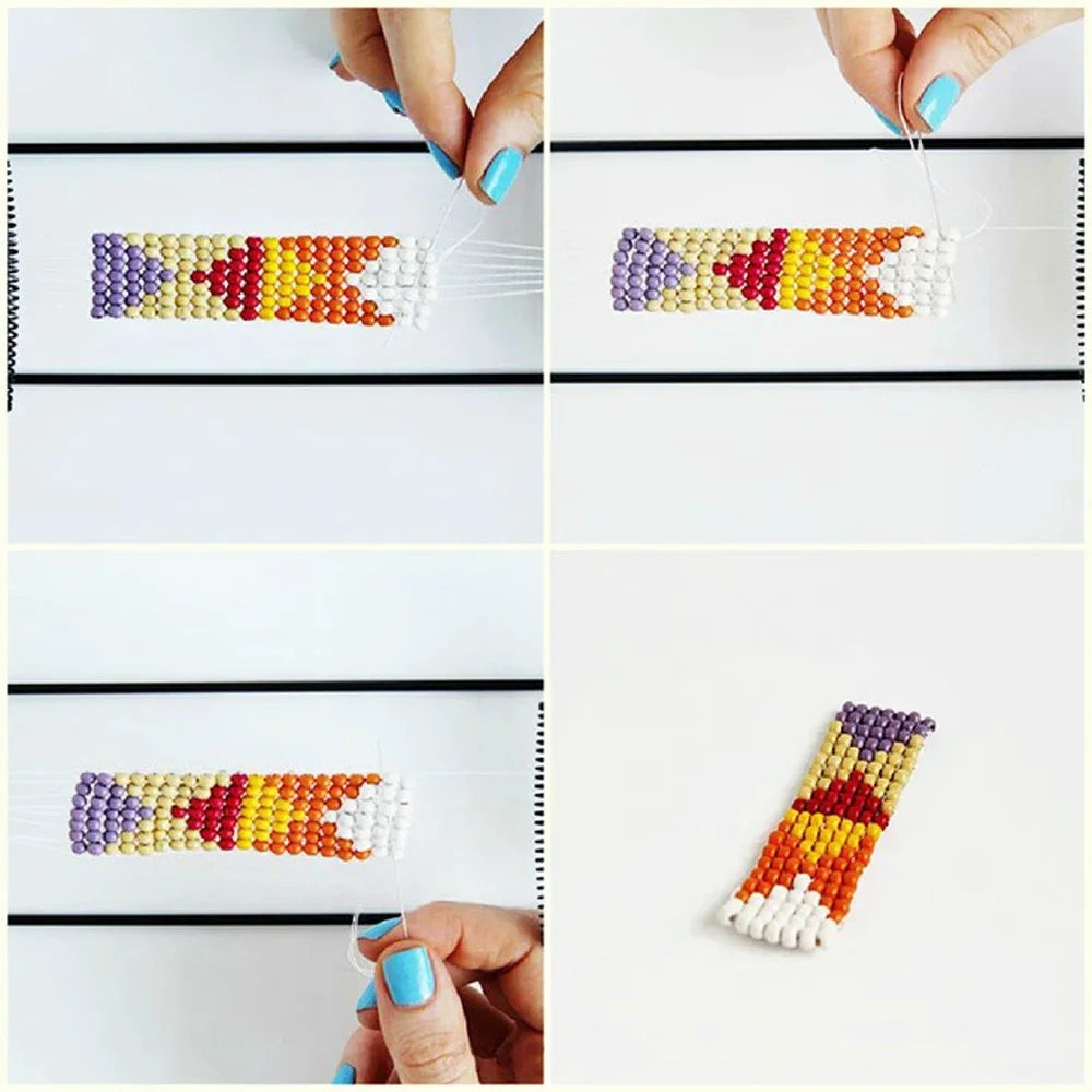 1pc/1set Creative Metal Bead Loom Weaving Beading Loom for Jewelry Bracelet DIY Knitting Machine Handmade Beads Knitting Tool Zpaxo