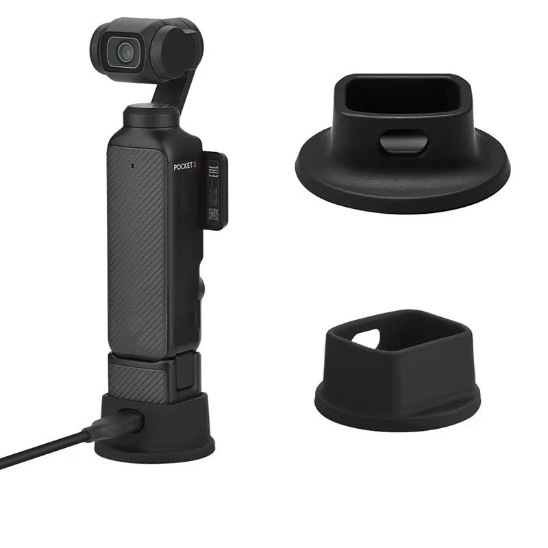 Silicone Dock Desktop Base DJI Osmo Pocket 3 Sport Camera Anti-skid