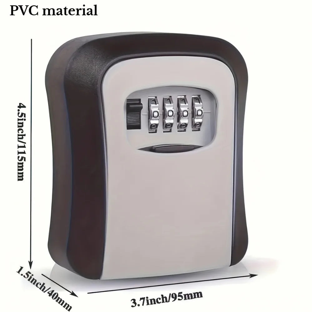 Ultra-secure Flip-top Key Safe Wall-mounted Metal Plastic Combination