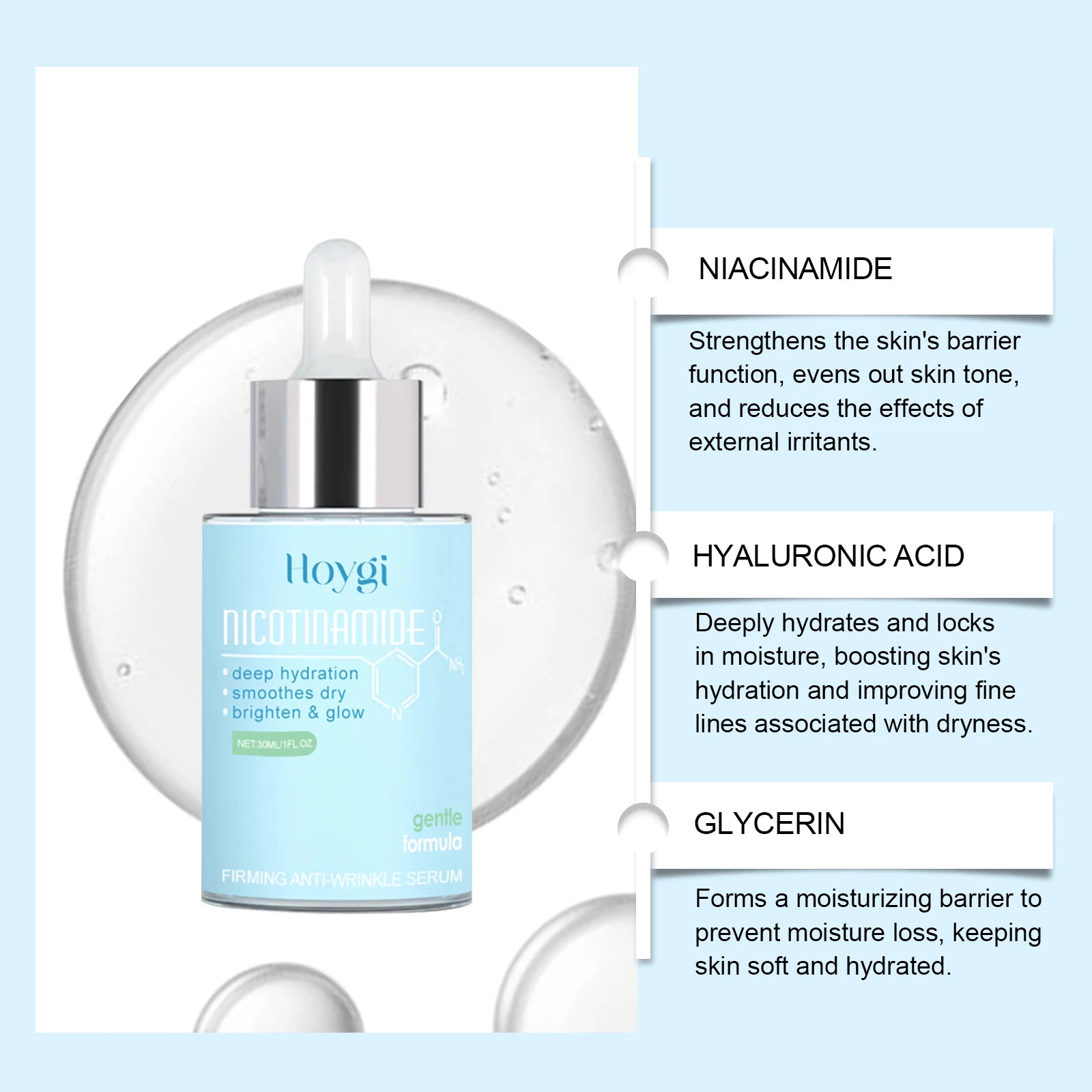 Hoygi Facial Essence – Moisturizing & Nourishing Face Serum Facial Essence Serum Zpaxo