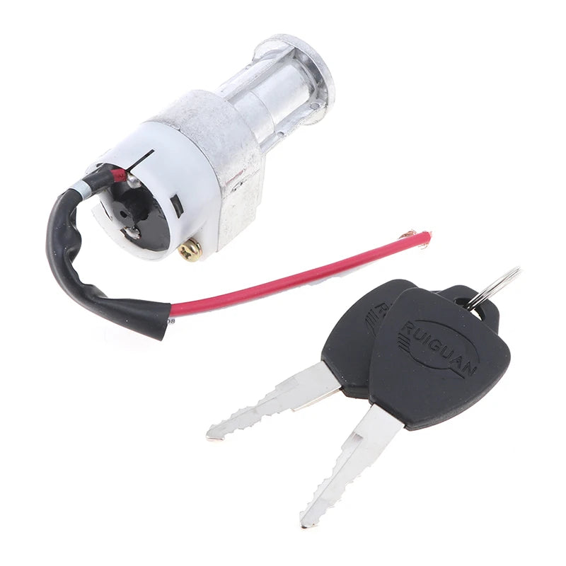 Performance Battery Charger Mini Lock with 2 Keys for Motorcycle Electric Bicycle Scooter E-Bike Electric Lock Accessories Zpaxo