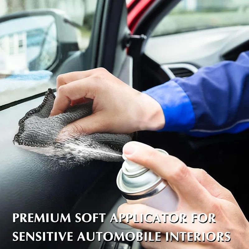 Double-Sided Microfiber Car Wax Sponge | Auto Detailing Set