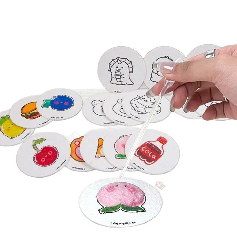 Magic Puffy Paint 3D Drawing Magic Canvas Sponge Foam Texture Blank Painting Paper Magic Puffy Pens Zpaxo