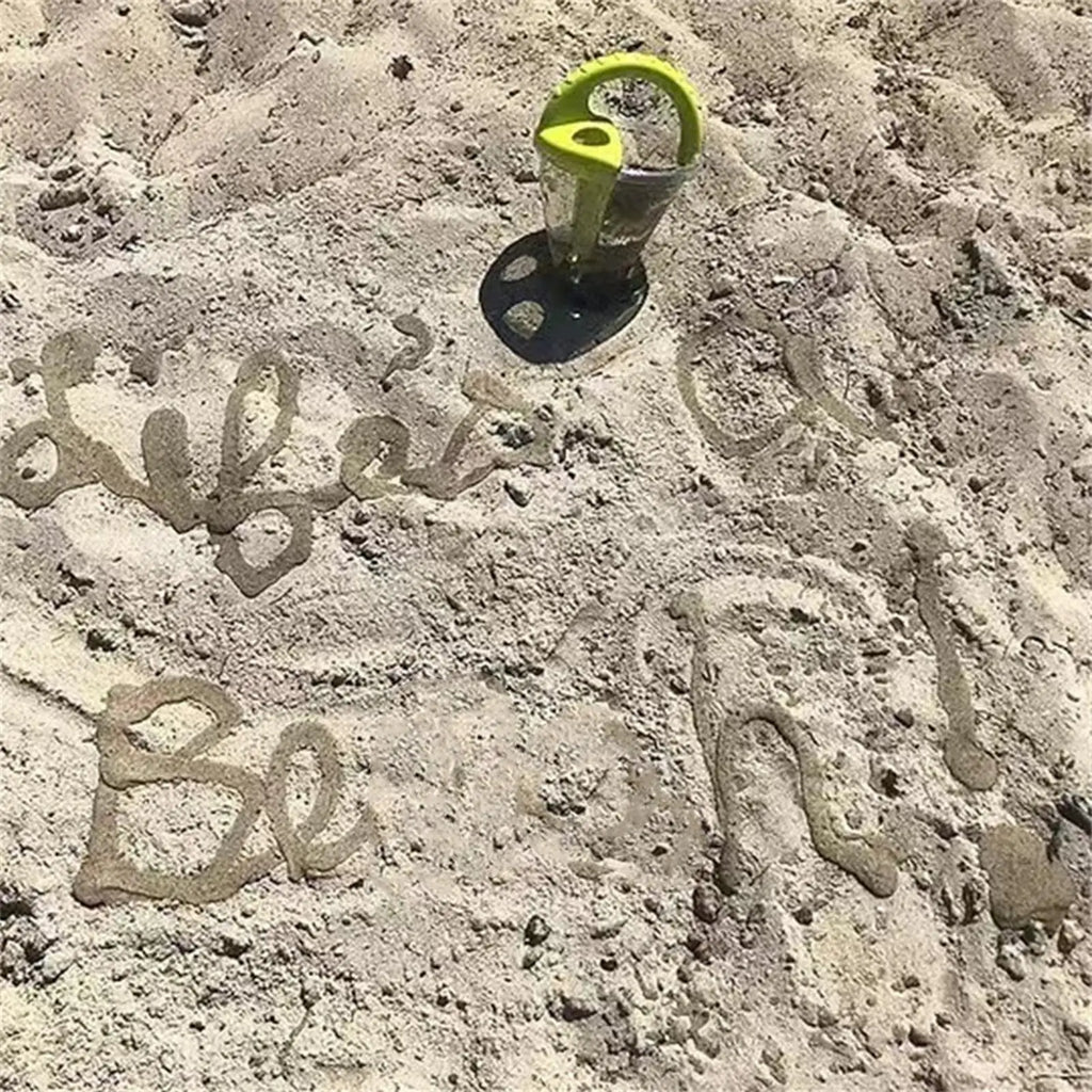 Beach Children Wash Sand Overflow Funnel Outdoor Family Creative Pile