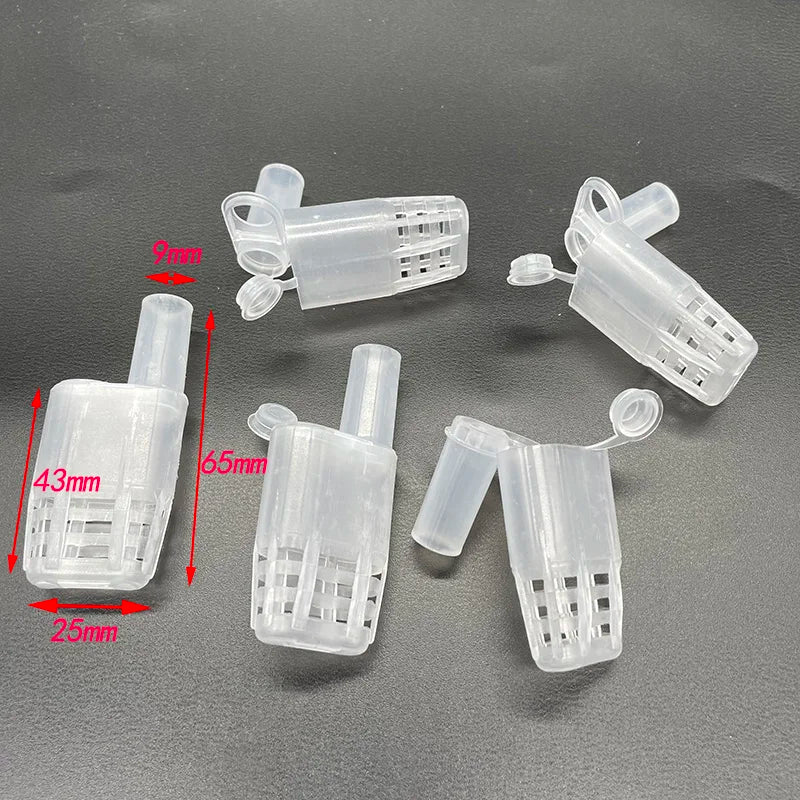 Queen Bee Cages Beekeeping Protection Isolation Plastic White Move