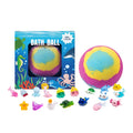 OceAura Kids Surprise Ocean Toy Bath Bomb – Fizzy Bath Ball Kids Bath Bomb Zpaxo 50g boxed