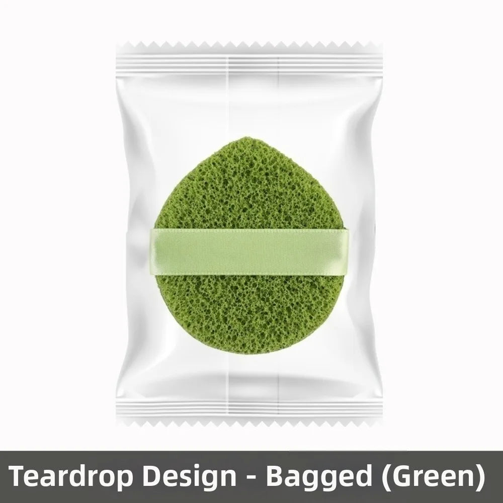 Thick Exfoliating Cleansing Puff Sponge Reusable Blackhead Removal Zpaxo Green-1pc