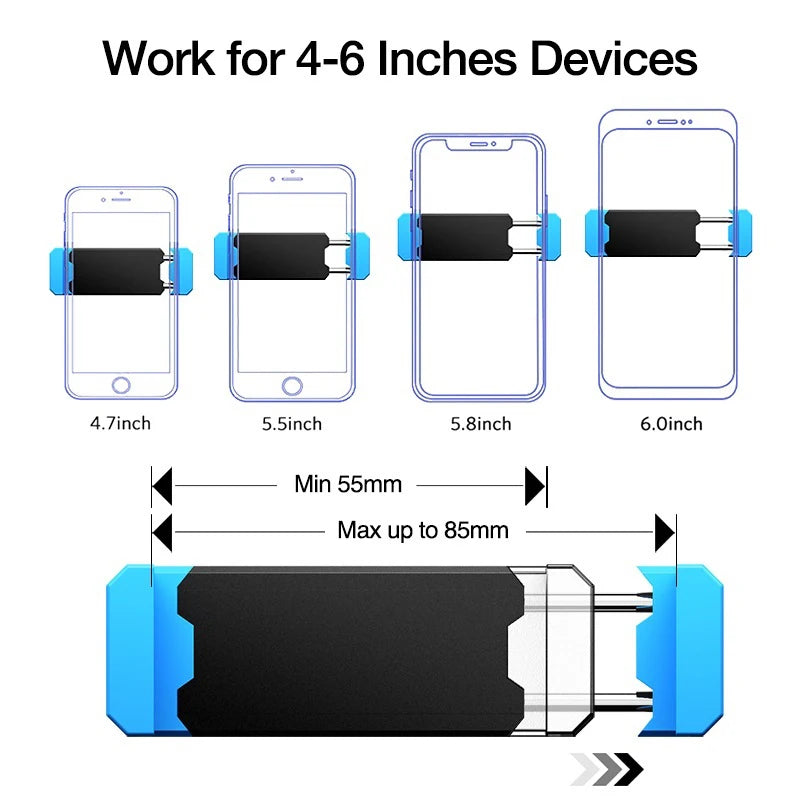 Car Vent Mount Holder Universal for Cell Phone in Car Mobile Phone Holder Stand Navigation Conditioning Outlet Mini Phone Holder Zpaxo