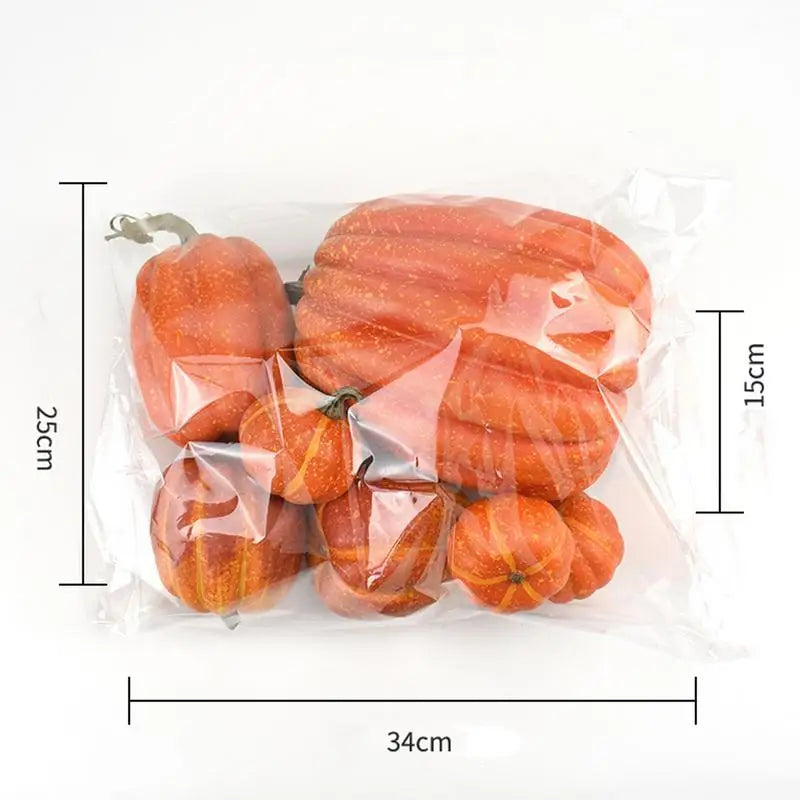 7 PCS Artificial Fake Pumpkin Decorative Foam Pumpkin Figurine Realistic Multifunctional for Table Centerpieces Decoration Zpaxo