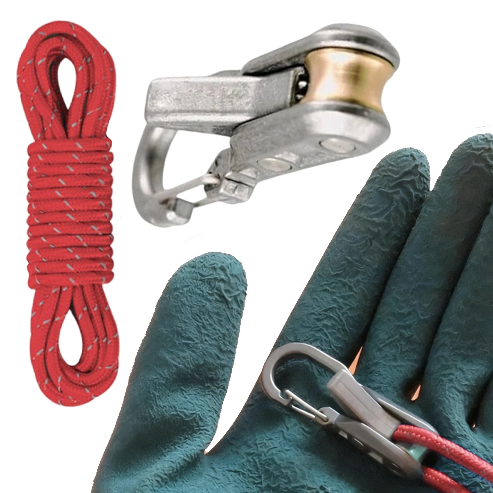 2 4 6-Pack Paracord Adjusters Rope Tightening Tool Tensioner Camping Zpaxo