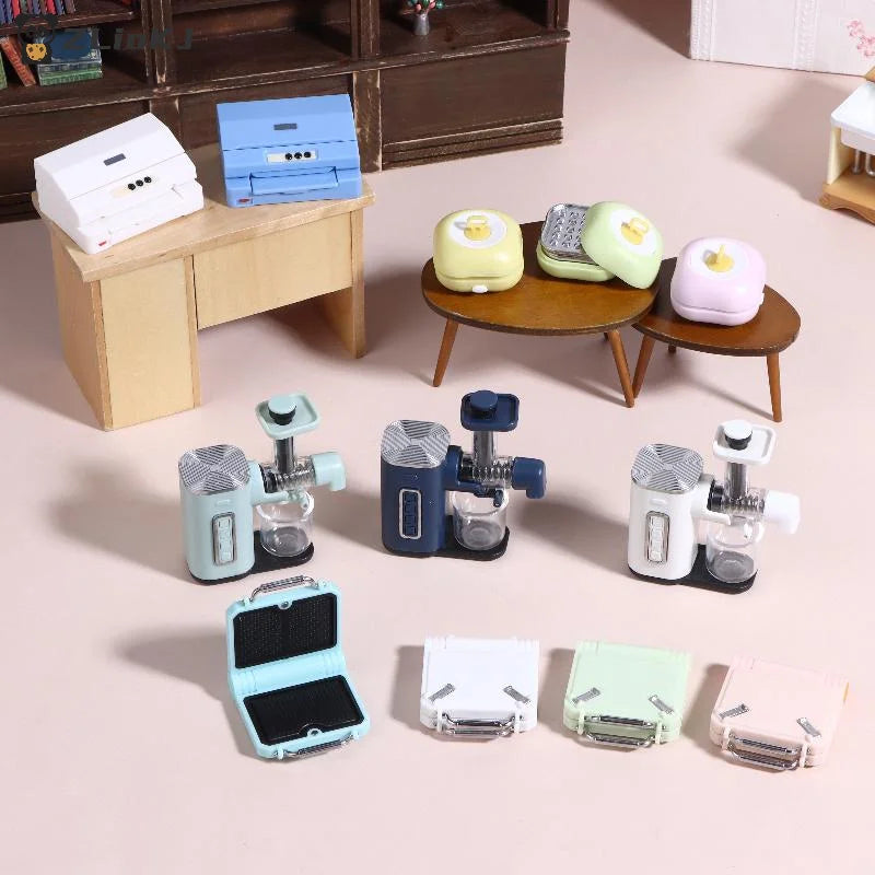 ▶Dollhouse Mini Kitchenware Dining Table Food Model Dollhouse Kitchen Decoration Dolls House Accessories Micro Scene Props Zpaxo