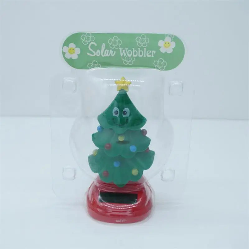 Christmas Solar Powered Dancing Toy Solar Dancing Toy Christmas Tree Novelty Moving Christmas Tree For Desk Windowsill Car Zpaxo
