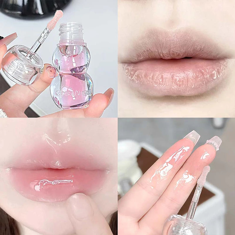Transparent Lip Gloss Balm Long Lasting Moisturizing Water Light Zpaxo 04