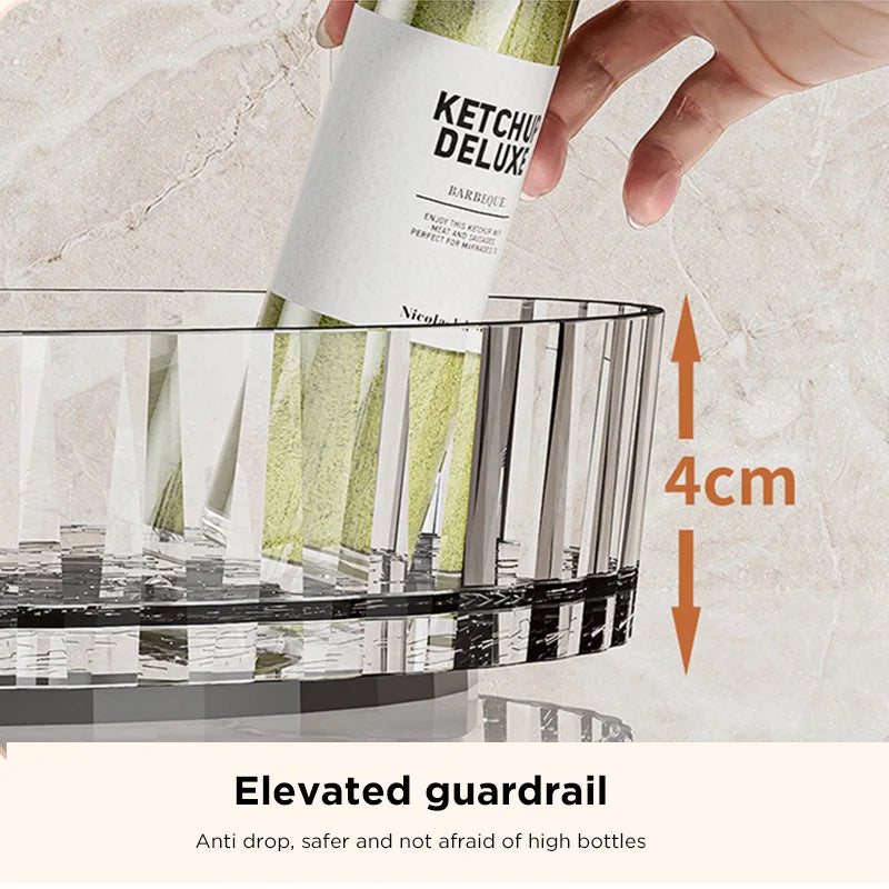 360° Rotating Storage Tray – Kitchen & Bathroom Organizer