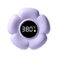Waterproof Baby Bath Thermometer Flower Shaped Three-color Reminder Zpaxo Purple