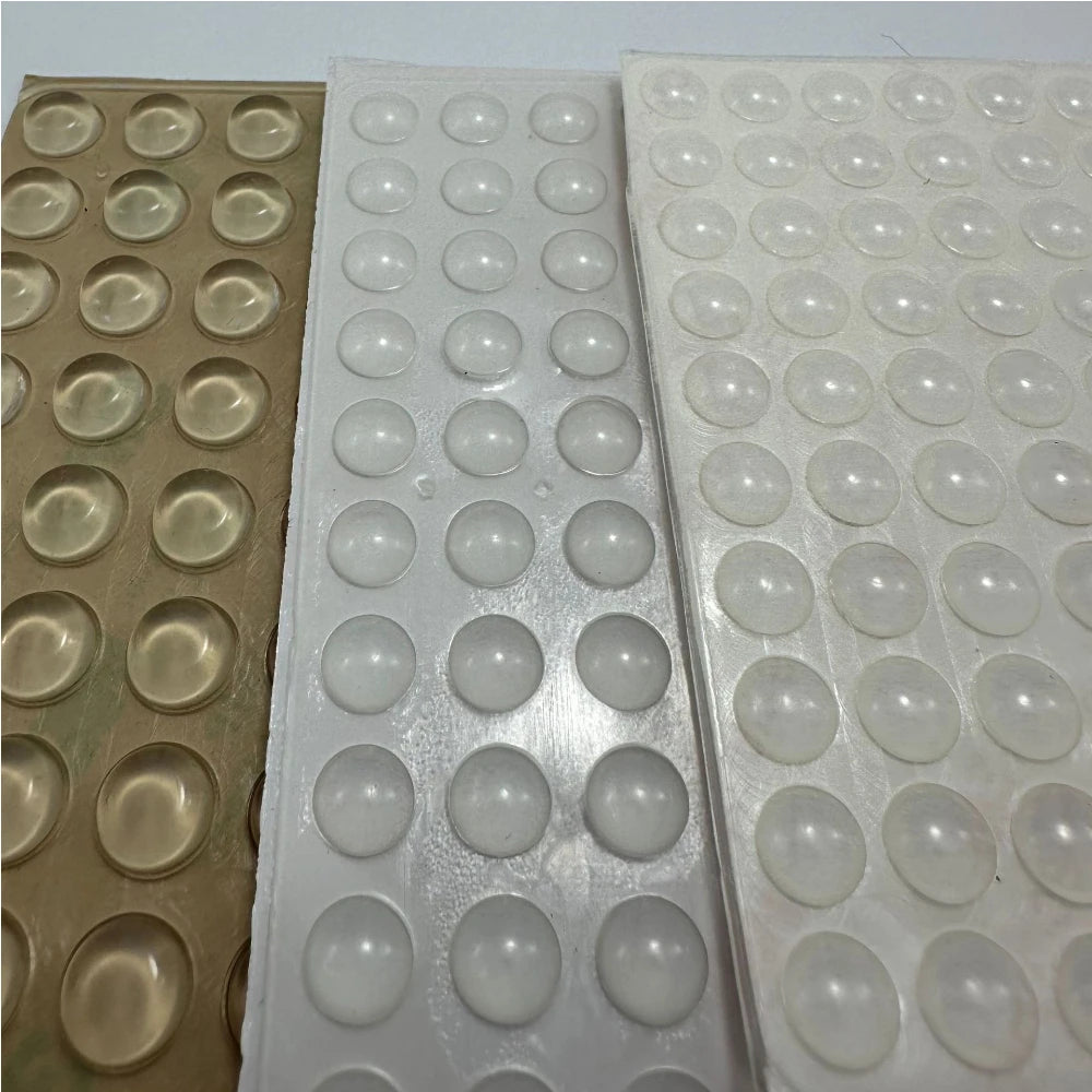 300Pcs Self Adhesive Door Stopper Rubber Damper Buffer Cabinet Bumpers Silicone Furniture Pads Cushion Protective Pads Zpaxo