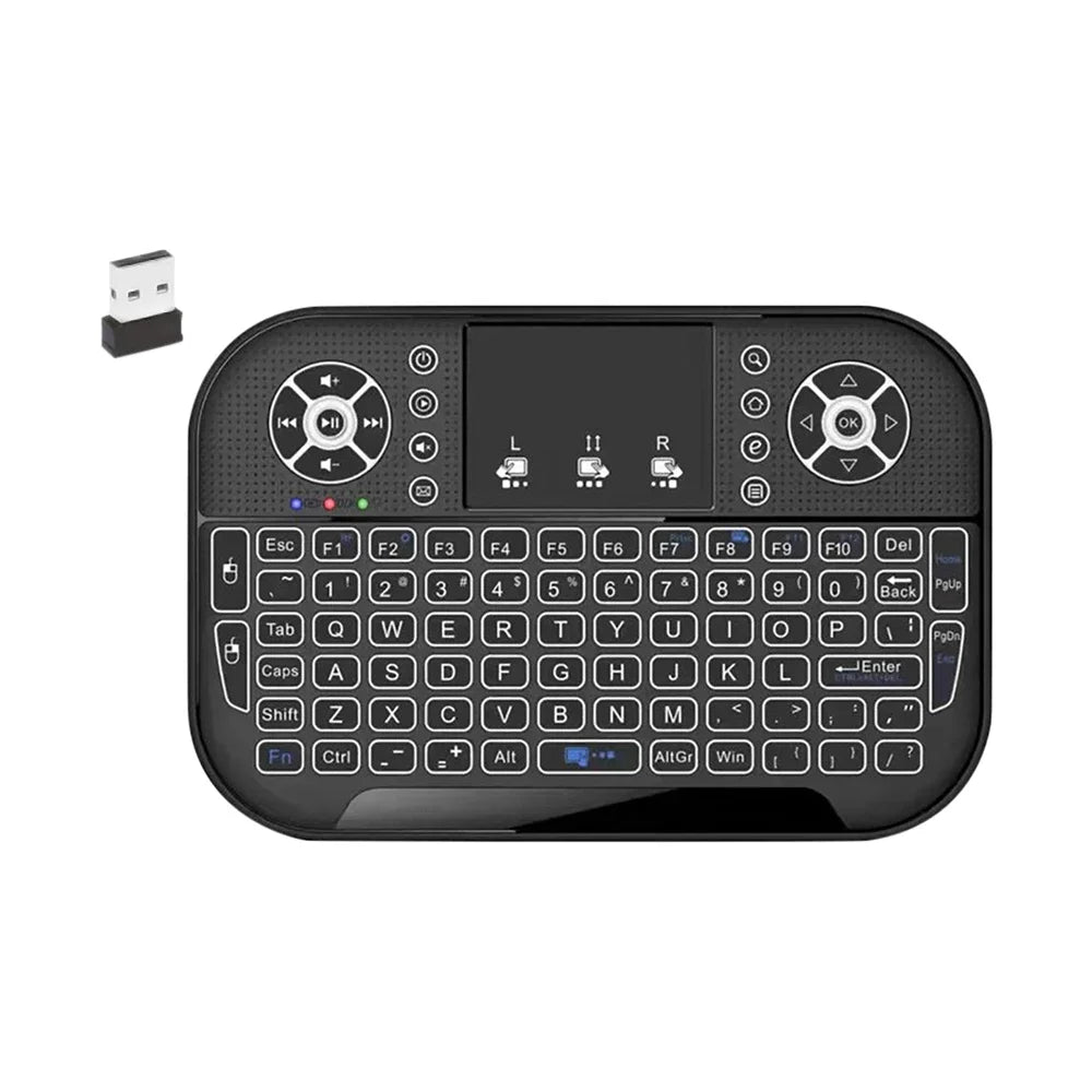 A8 Mini Bluetooth Keyboard Dual Mode Handheld Fingerboard Backlit Zpaxo