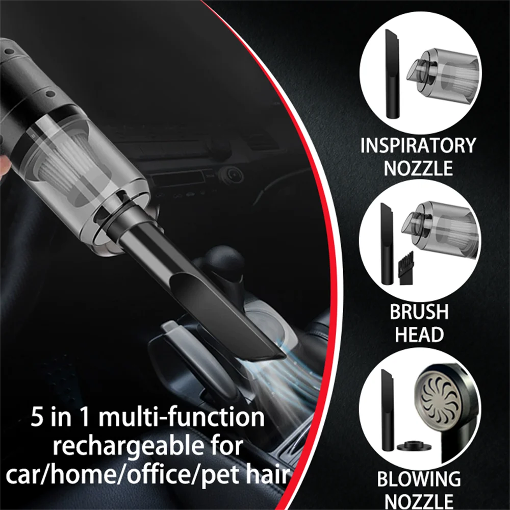 Portable Small Vacuum Cleaner For Multi Purpose Vehicles Small Household Pump Handheld Car Vacuum Cleaner Zpaxo