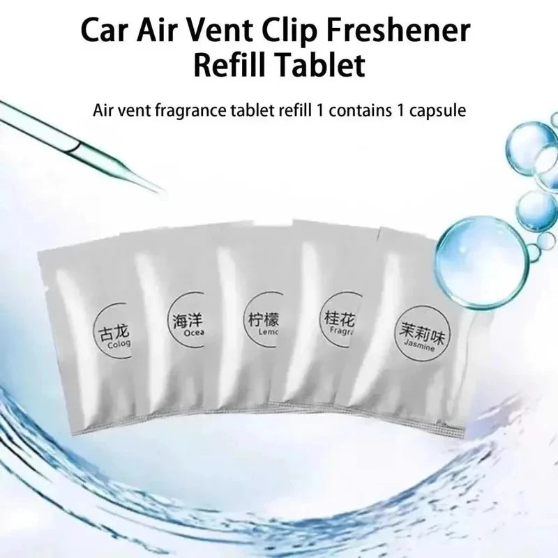 Car Vent Air Freshener Refill Tablets – 5/10/15 Pack