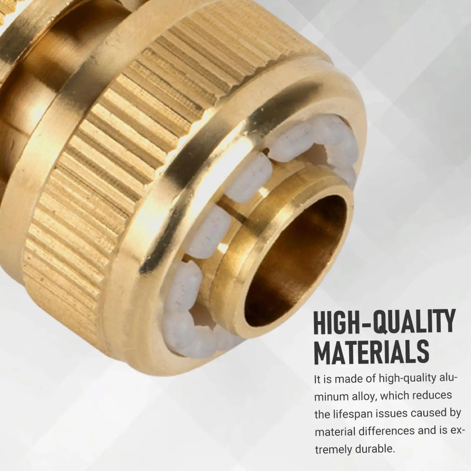 Quick Connect Hose Fittings Brass Tube Watering Coupling Disconnect