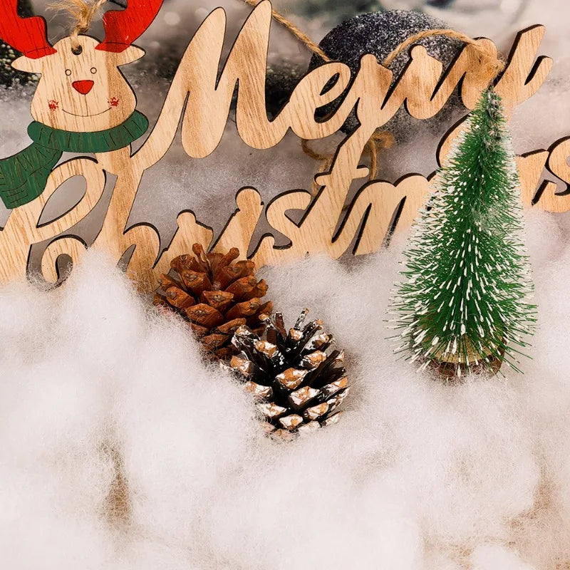 Fluffy Artificial Fake Snow Christmas Cotton Decoration Fight Indoor