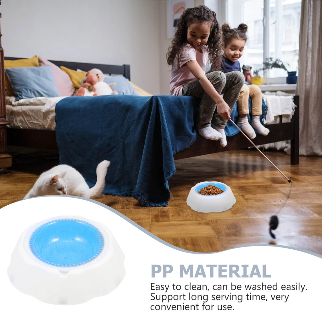 Pet Cooler Bowl Long-lasting PP Material Stable Base Dog Cat Summer