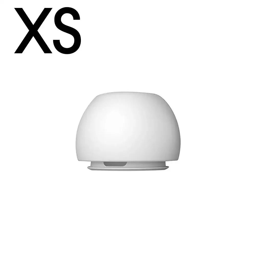 4 Pairs Ear Tips Protective Earbuds Cover Noise Reduction Hole Ear-pads For AirPods Pro/Pro 2 For Apple Airpods Pro 1st 2nd Gen Zpaxo White-XS 4 Pair
