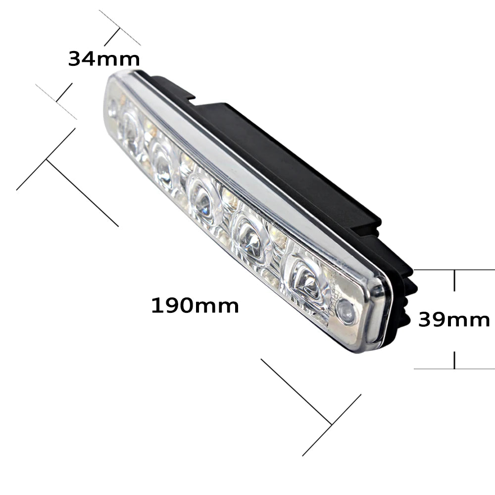 DRL Daytime Running Light Car Lights Styling 5 LEDs Universal Daylight