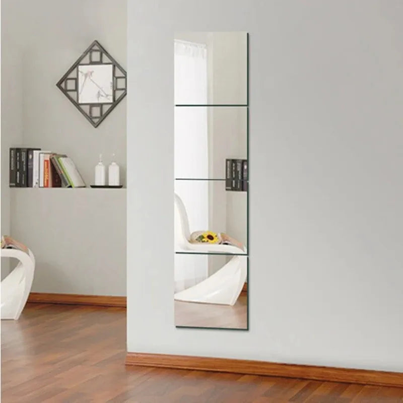 3D Self-adhesive Mirror Wall Stickers 4 20 Suitable DIY Decoration