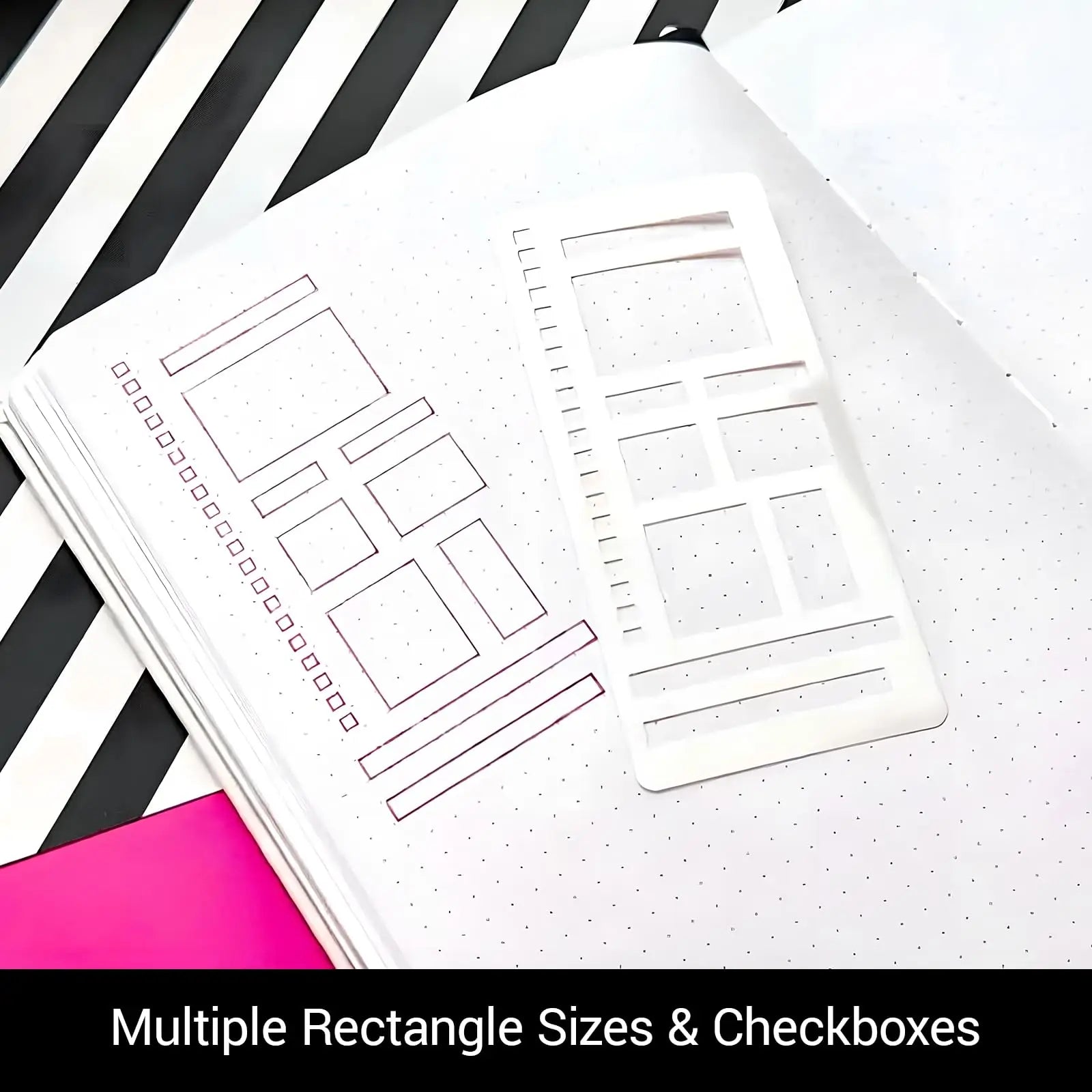 Handmade Flexible Record Template Multifunctional Mylar Stencils