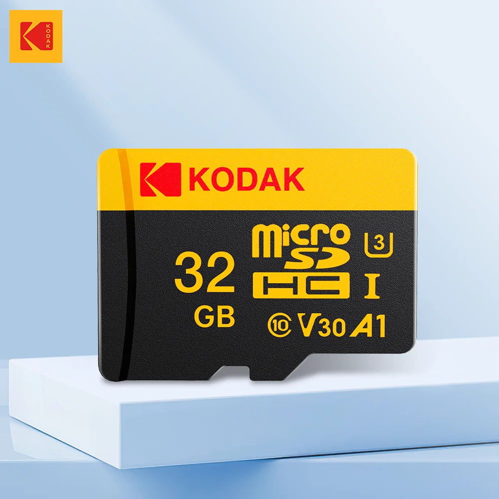 KODAK Micro SD Card 128GB 64GB 32GB 16GB Class 10 U3 100MB/s TF Memory Card + SD Adapter for 4K Video Drone Phone Zpaxo U3 32G