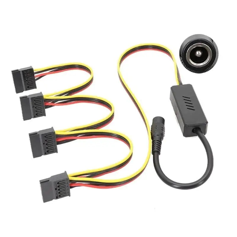 652F DC5525 Cable To DC5.5x2.5mm 12V Supply Cord 50cm/19.69in 12V to 5V Converters Durability Supply Cable Zpaxo for One to four CN
