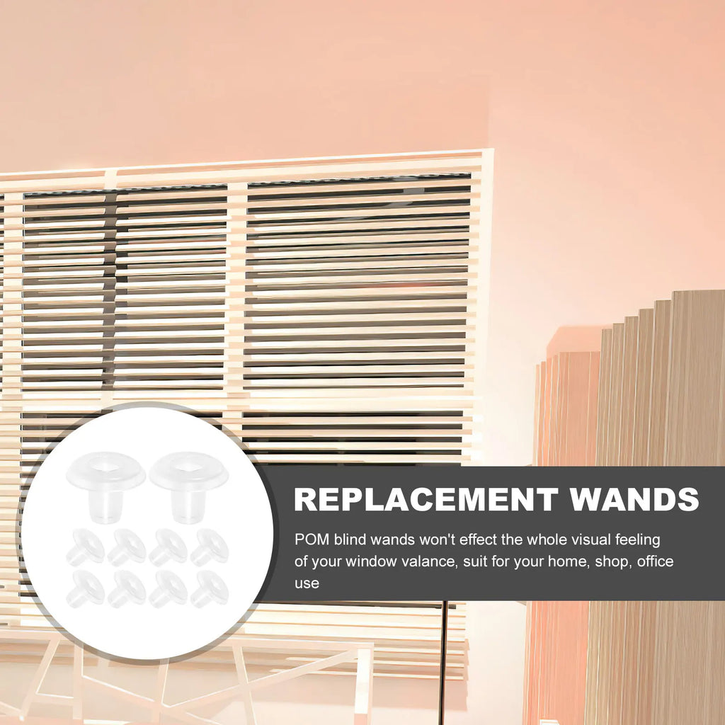 Smooth Surface Pom Blind Wands Replacement Hold Down Curtains Blinds