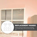 Smooth Surface Pom Blind Wands Replacement Hold Down Curtains Blinds