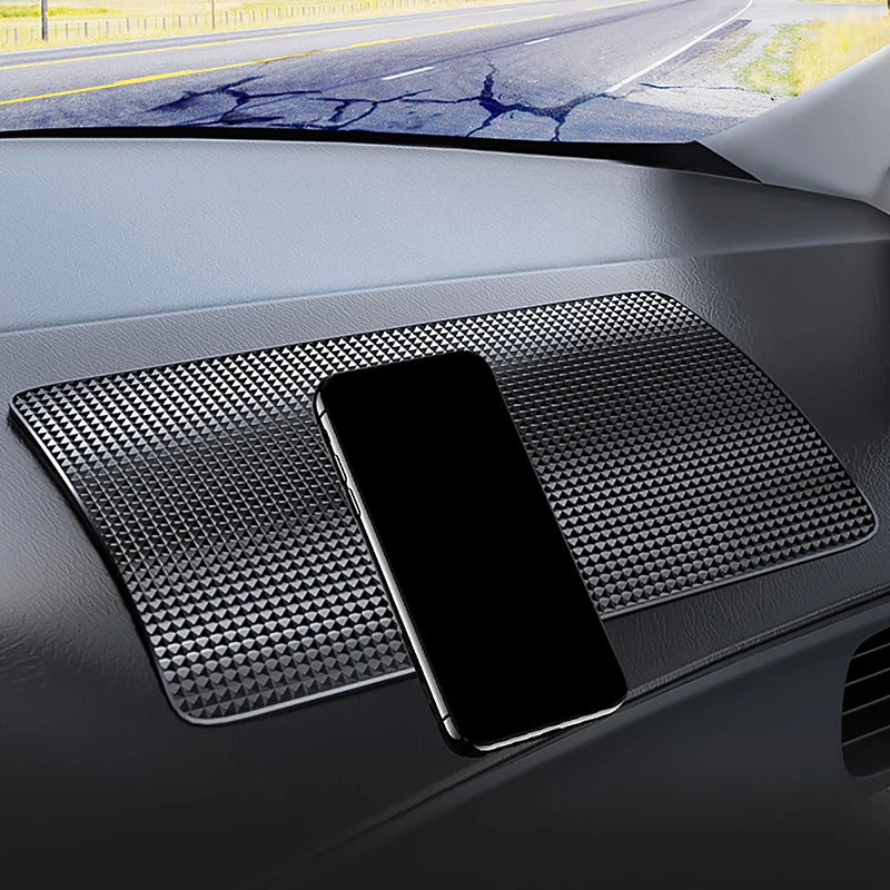 Car Dashboard Non-Slip Mat – Phone, Keys & Sunglasses Grip Pad