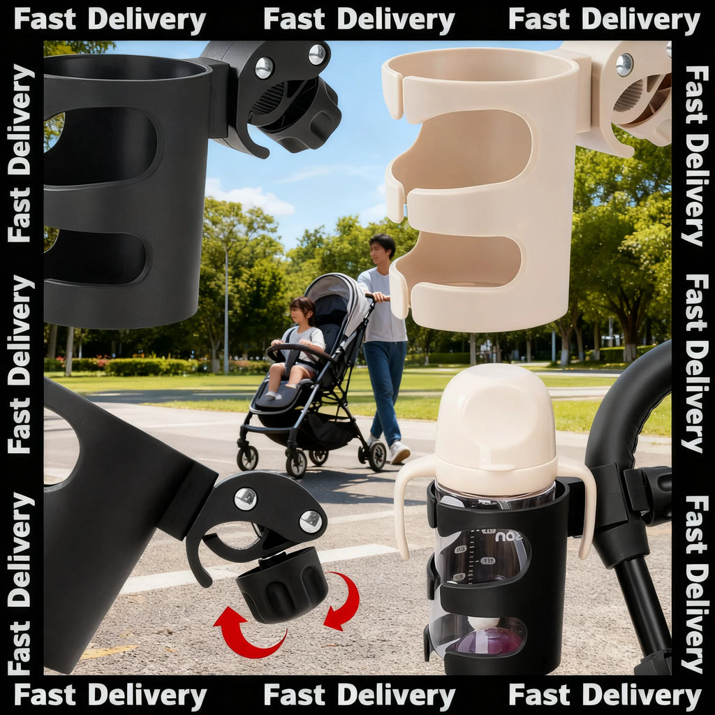 Baby Stroller Cup Baby Stroller Cup Holder Universal 360 Rotatable Drink Bottle Holder Car Bicycle Pushchair Bottle Rack Phone Zpaxo